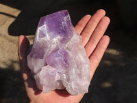 Natural Jacaranda Amethyst Clusters x 2 From Zambia