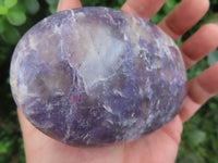 Polished Purple Lepidolite Standing Free Forms  x 3 From Madagascar - Toprock Gemstones and Minerals 