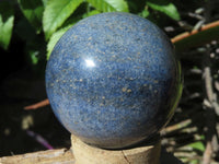 Polished Medium Sized Lazulite Spheres x 4 From Ambatfinhandrana, Madagascar - TopRock