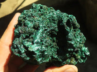 Natural Chatoyant Silky Malachite Specimens  x 2 From Congo - Toprock Gemstones and Minerals 