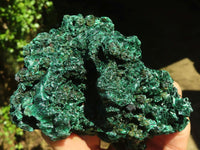 Natural Chatoyant Silky Malachite Specimens  x 2 From Congo - Toprock Gemstones and Minerals 