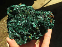 Natural Chatoyant Silky Malachite Specimens  x 2 From Congo - Toprock Gemstones and Minerals 