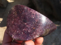 Polished  Purple Lepidolite Free Forms  x 6 From Zimbabwe