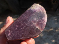 Polished  Purple Lepidolite Free Forms  x 6 From Zimbabwe