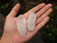 Natural Single Clear Quartz Crystals  x 35 From Mpika, Zambia - Toprock Gemstones and Minerals 