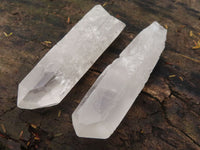 Natural Single Clear Quartz Crystals  x 35 From Mpika, Zambia - Toprock Gemstones and Minerals 