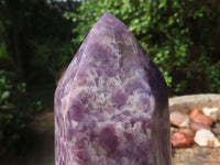 Polished Purple Lepidolite Points  x 2 From Madagascar - TopRock