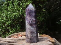 Polished Purple Lepidolite Points  x 2 From Madagascar - TopRock