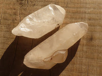 Natural Large Quartz Crystals With Polished Terminations  x 6 From Madagascar