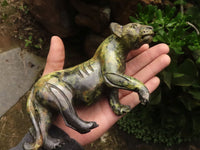 Polished  Leopard Stone Lioness - Medium - Sold per piece - From Zimbabwe - TopRock