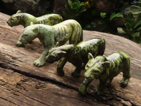 Polished  Leopard Stone Lioness - Medium - Sold per piece - From Zimbabwe - TopRock