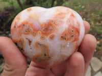 Polished Beautiful Carnelian Agate Hearts  x 6 From Madagascar - TopRock