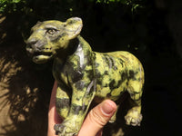 Polished  Leopard Stone Lioness - Large - Sold per piece - From Zimbabwe - TopRock