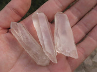 Natural Single Clear Quartz Crystals  x 48 From Madagascar - TopRock