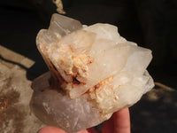 Natural Multi Terminated Floater Quartz Formations  x 3 From Madagascar