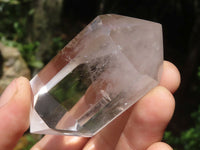 Polished Double Terminated Clear Quartz Crystals With Smokey Phantoms  x 6 From Madagascar - TopRock