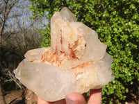 Natural Multi Terminated Floater Quartz Formations  x 3 From Madagascar