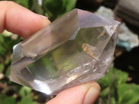 Polished Double Terminated Clear Quartz Crystals With Smokey Phantoms  x 6 From Madagascar - TopRock