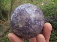 Polished Purple Lepidolite Mica Spheres  x 4 From Madagascar - TopRock