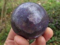 Polished Purple Lepidolite Mica Spheres  x 4 From Madagascar - TopRock