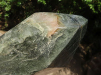 Polished Banded Green Fuchsite Point  x 1 From Madagascar - TopRock