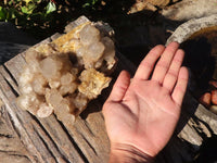 Natural Large Cascading White Phantom Smokey Quartz Cluster x 1 From Luena, Congo