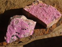 Natural Salrose Cobaltion Dolomite Specimens x 12 From Kakanda, Congo