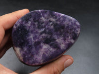 Polished Deep Purple Lepidolite Free Forms x 2 From Zimbabwe - TopRock