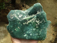 Polished Green Mtorolite / Emerald Chrome Chrysoprase Plates  x 2 From Zimbabwe - TopRock