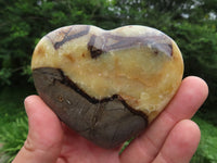 Polished Septeyre (Calcite & Aragonite) Hearts x 12 From Madagascar - TopRock