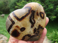 Polished Septeyre (Calcite & Aragonite) Hearts x 12 From Madagascar - TopRock