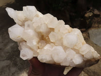 Natural Candle Quartz Clusters  x 2 From Madagascar - TopRock