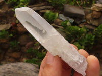 Natural Single Clear Quartz Crystals  x 35 From Zambia - Toprock Gemstones and Minerals 