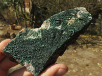 Natural Micro Botryoidal Malachite on Matrix Specimens  x 6 From Tenke Fungurume, Congo - TopRock