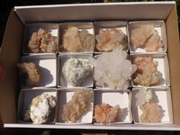 Natural Mixed Matrix Brandberg Quartz Specimens x 17 From Brandberg, Namibia