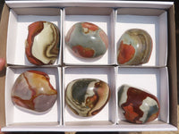 Polished Polychrome / Picasso Jasper Domes  x 6 From Madagascar - TopRock