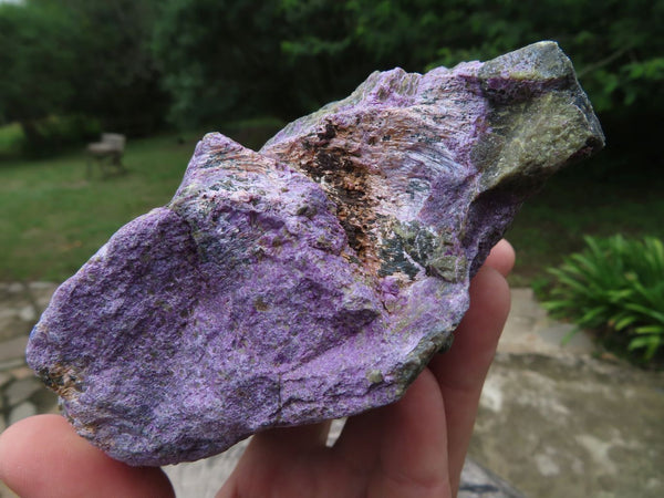 Natural Rare Stichtite With Green Serpentine Specimens x 3 From Barberton, South Africa - TopRock