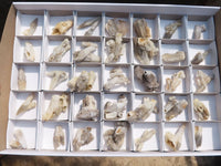 Natural Drusy Quartz Coated Calcite Pseudomorph Specimens  x 35 From Alberts Mountain, Lesotho - TopRock