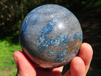 Polished Blue Spotted Spinel Spheres x 6 From Madagascar - TopRock