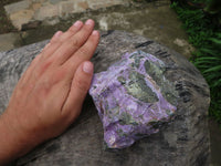 Natural Rare Stichtite With Green Serpentine Specimens x 3 From Barberton, South Africa - TopRock