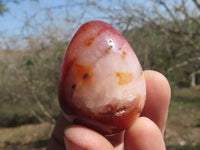 Polished Vibrant Red Carnelian Agate Eggs  x 20 From Madagascar - TopRock