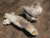 Natural Drusy Quartz Coated Calcite Pseudomorph Specimens  x 35 From Alberts Mountain, Lesotho - TopRock