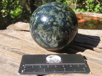 Polished Stromatolite / Kambamba Jasper Spheres  x 2 From Katsepy, Madagascar - Toprock Gemstones and Minerals 