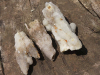 Natural Drusy Quartz Coated Calcite Pseudomorph Specimens  x 35 From Alberts Mountain, Lesotho - TopRock