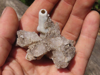 Natural Drusy Quartz Coated Calcite Pseudomorph Specimens  x 35 From Alberts Mountain, Lesotho - TopRock