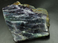 Polished Semi Translucent Watermelon Fluorite Slice x 1 From Uis, Namibia - TopRock