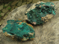 Natural Malachite Specimens  x 3 From Congo - TopRock