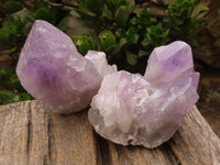 Natural Jacaranda Amethyst Clusters  x 6 From Mumbwa, Zambia - Toprock Gemstones and Minerals 