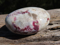 Polished Pink Rubellite Palm Stones x 12 From Ambatondrazaka, Madagascar - TopRock