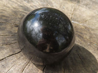 Polished Pitch Black Basalt Spheres  x 6 From Madagascar - TopRock